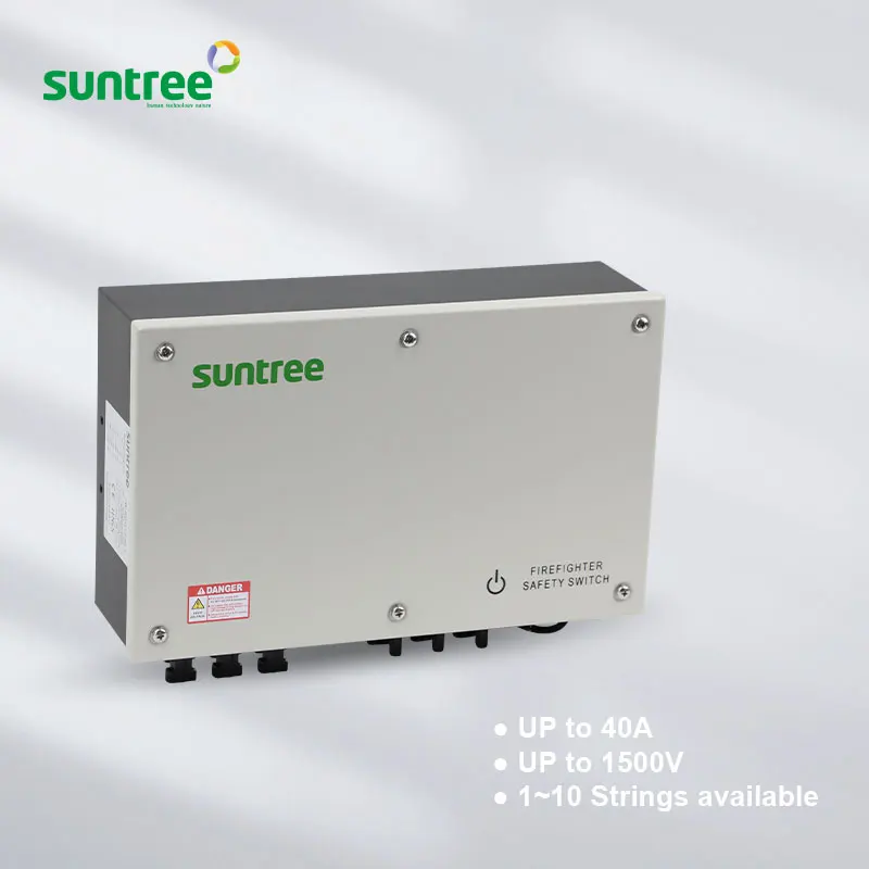 Solar PV DC Combiner box New design Residential Industrial Firefighter Safety Switches Rapid Shutdown Device
