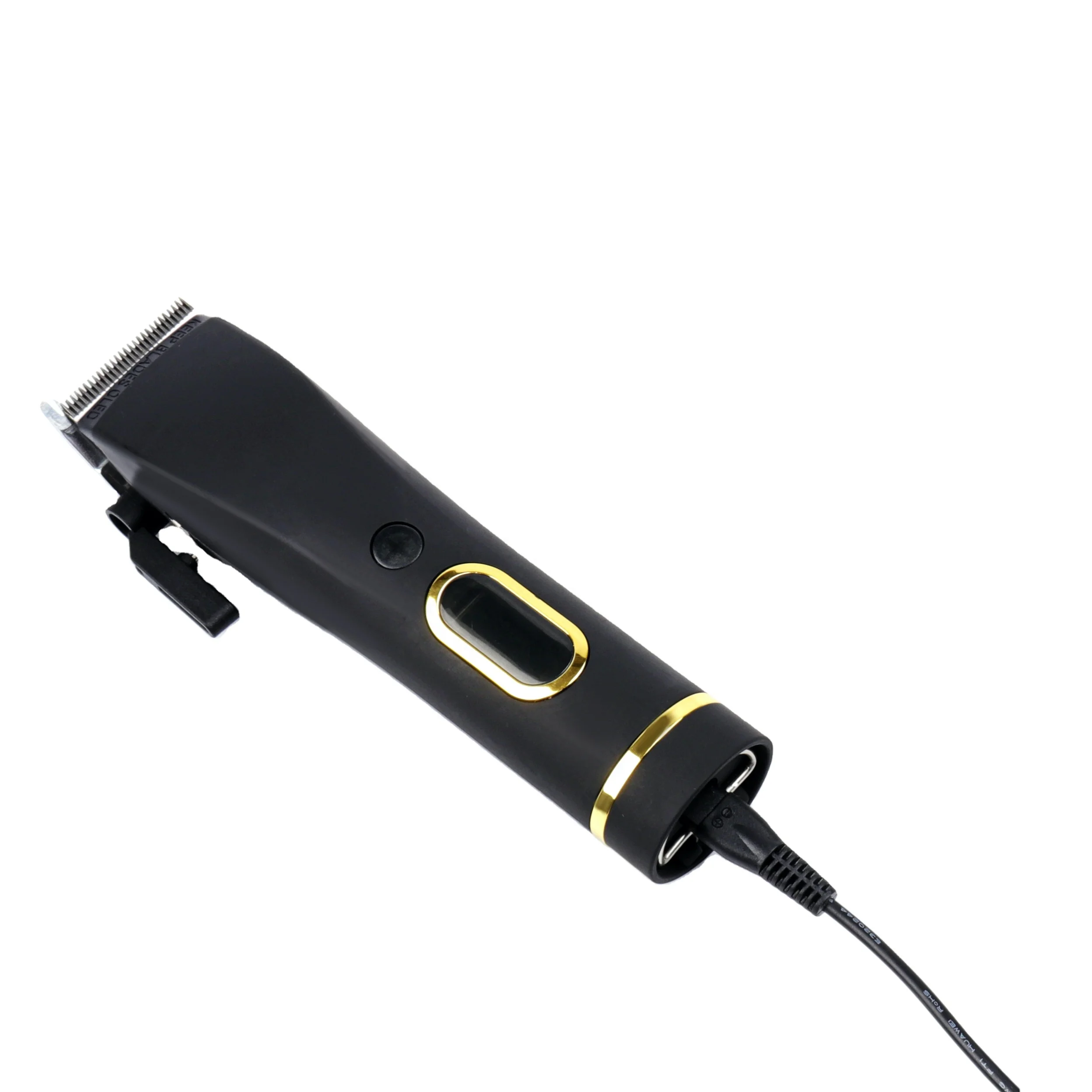 Беспроводной высококачественный профессиональный ультратонкий триммер с ЖК-дисплеем, машинки для стрижки волос, магнитные триммеры для волос