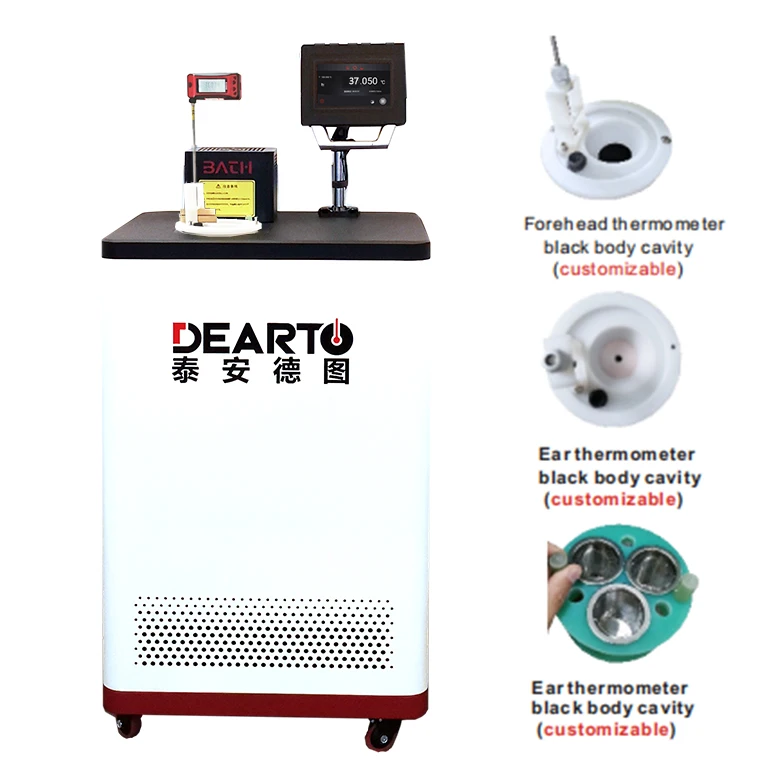 Ear / forehead thermometer calibration equipment with blackbody cavity