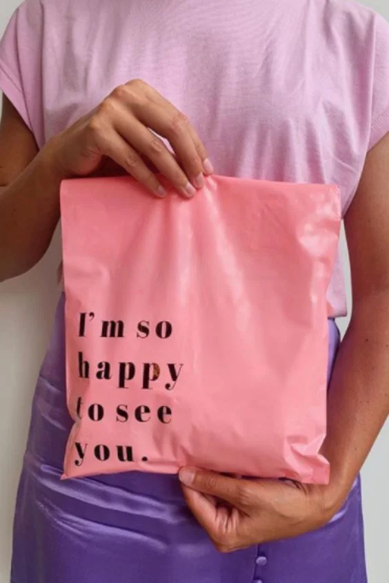 Custom Logo Biodegradable Compostable Postage Satchels Plastic Envelopes Shipping Courier Poly Mailer Mailing Bags For Clothing