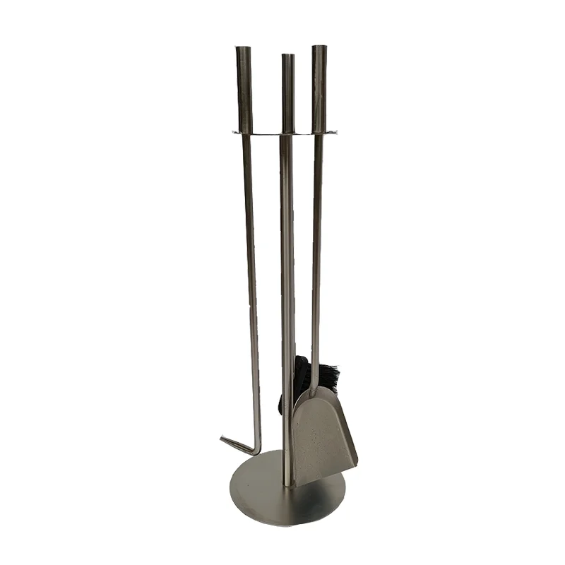 Stainless Steel Fireplace Tool Outdoor Indoor Use Fireplace Tool Set For Wholesales Fireplace