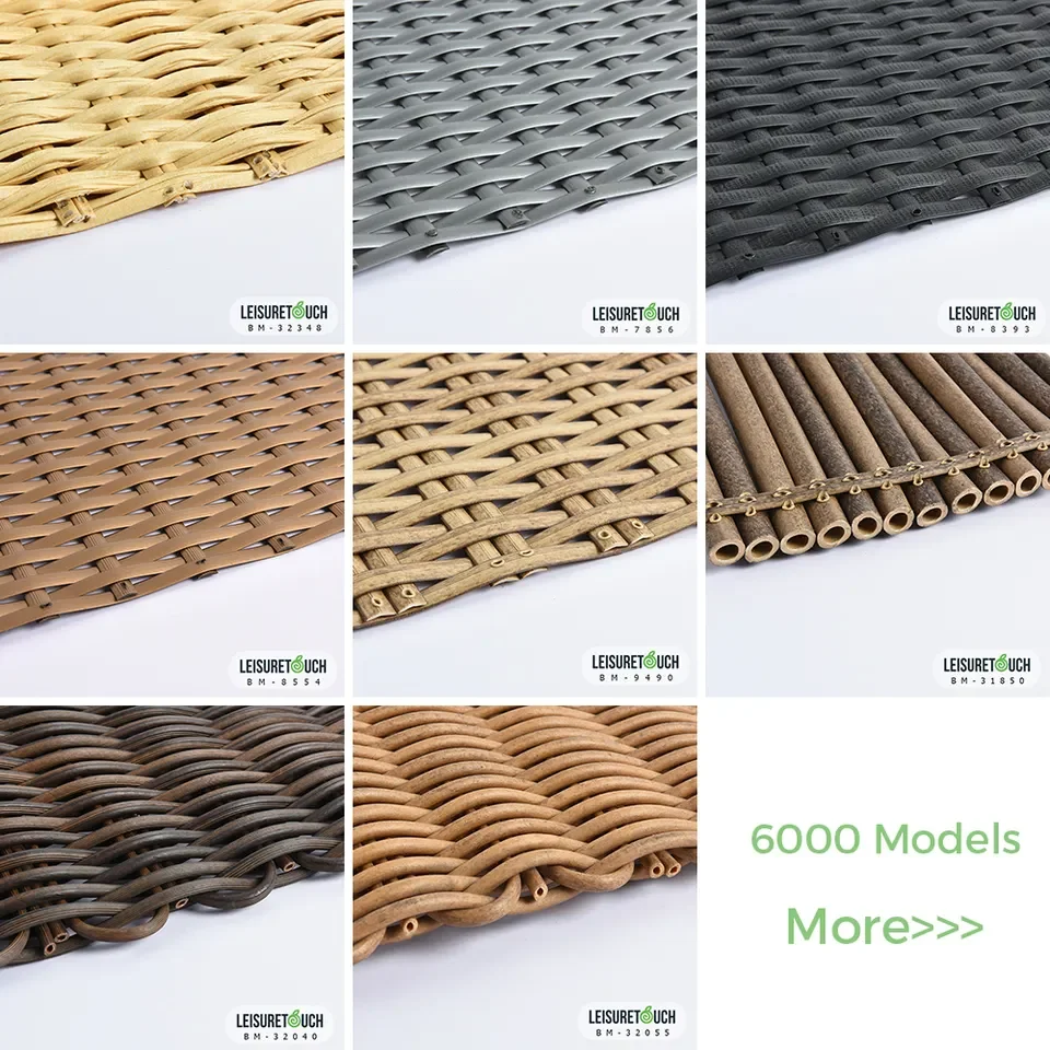 Hot Custom Rattan Imitation Outdoor Furniture Garden Chair Wicker Woven Artificial Rattan Material rattan