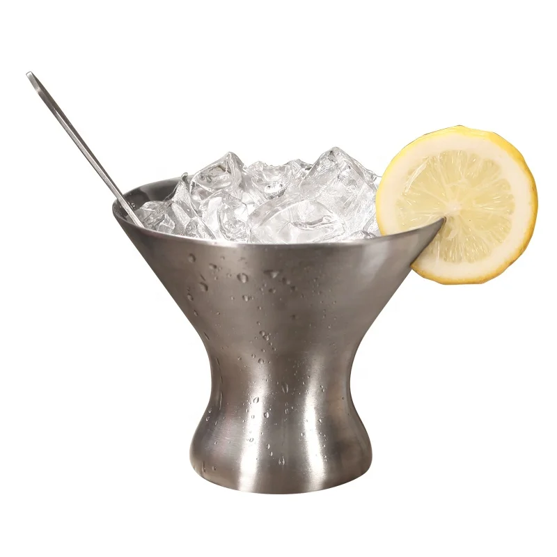 Новый дизайн высокое качество бесплатный образец на заказ Высококачественная Коктейльная чашка из нержавеющей стали для