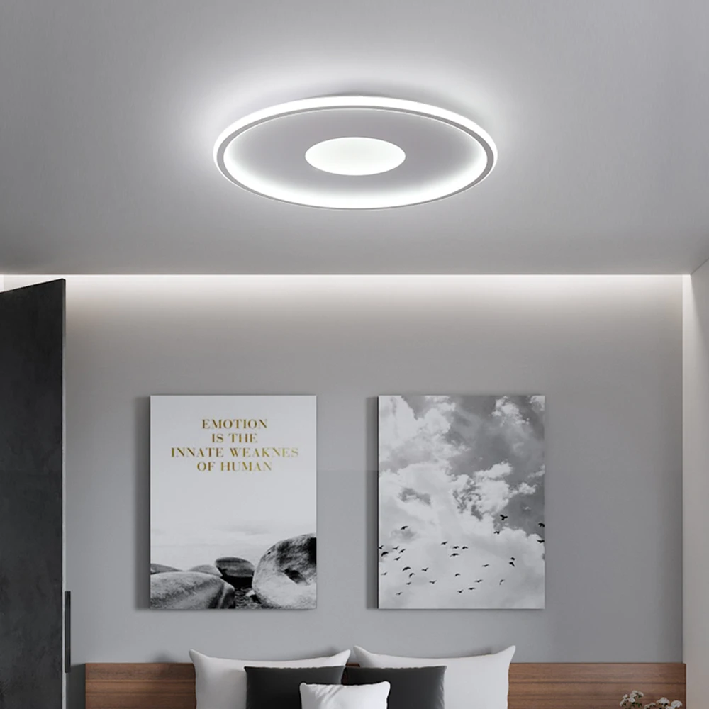 Современный круглый потолочный светильник для балкона, потолочный светильник для спальни