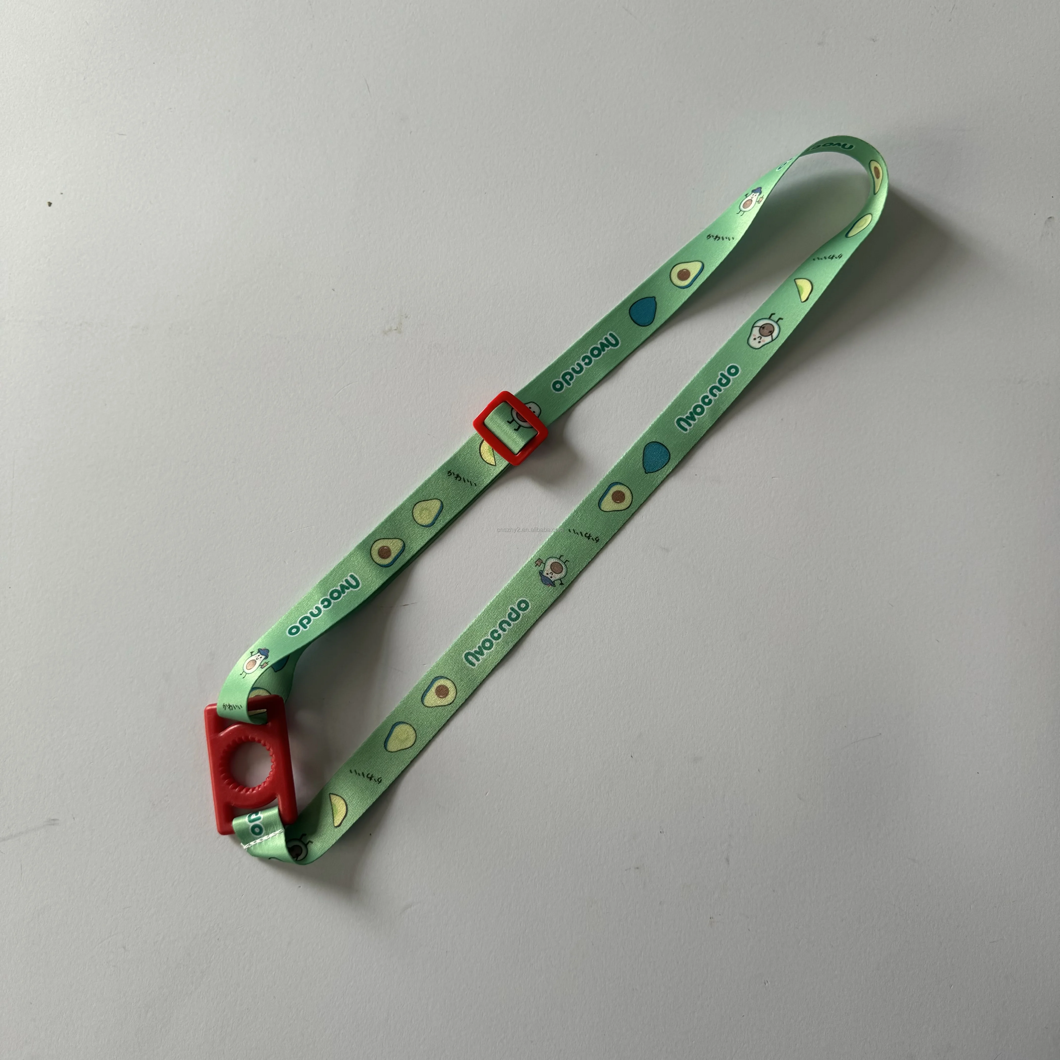 Custom polyester satin sublimation adjustable water drink bottle cup clip holder lanyards for kids