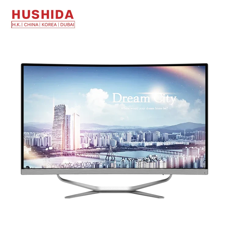  Hushida 27 дюймовый изогнутый экран моноблок 4th Gen I7 4G 128G Бизнес-все в одном настольный