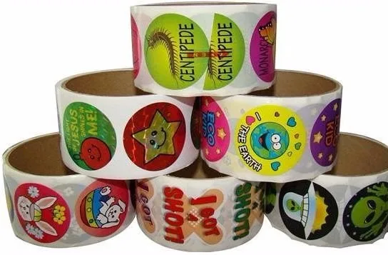 Custom days of week sticker planner label roll