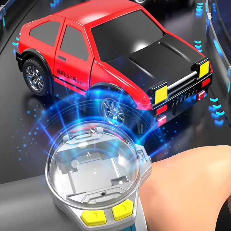 4DRC Hot Sale Watch Mini Racing Car Toys Watch Remote Control Car Toys 2.4ghz Mini Remote Control Watch Alloy Car USB Charging