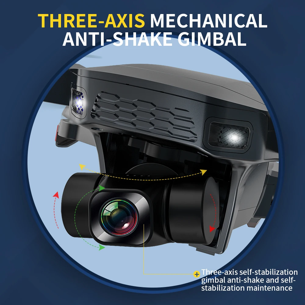 JHD SG907 MAX бесщеточный Радиоуправляемый Дрон Профессиональный GPS Квадрокоптер с 4K камерой 3-осевой карданный 5 г WIFI FPV оптический поток позиционирования