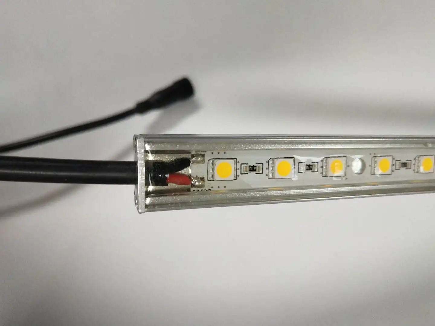 Aluminium Profile LED Light Bar SMD 5050 12V 14.4W 7.2W Waterproof IP68 RGB Hard LED Strip Light
