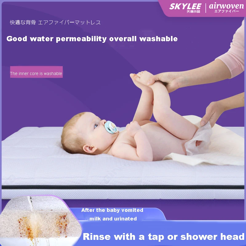 POE Air Fiber Polymer Vermicelli Massage Air Woven 4 D Washable Convertible Home Hotel School Hospital Mattress