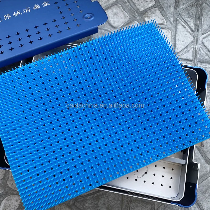 Высококачественный медицинский силиконовый коврик для штифтов, силиконовый лист для медицинского устройства, используется для стерильной коробки