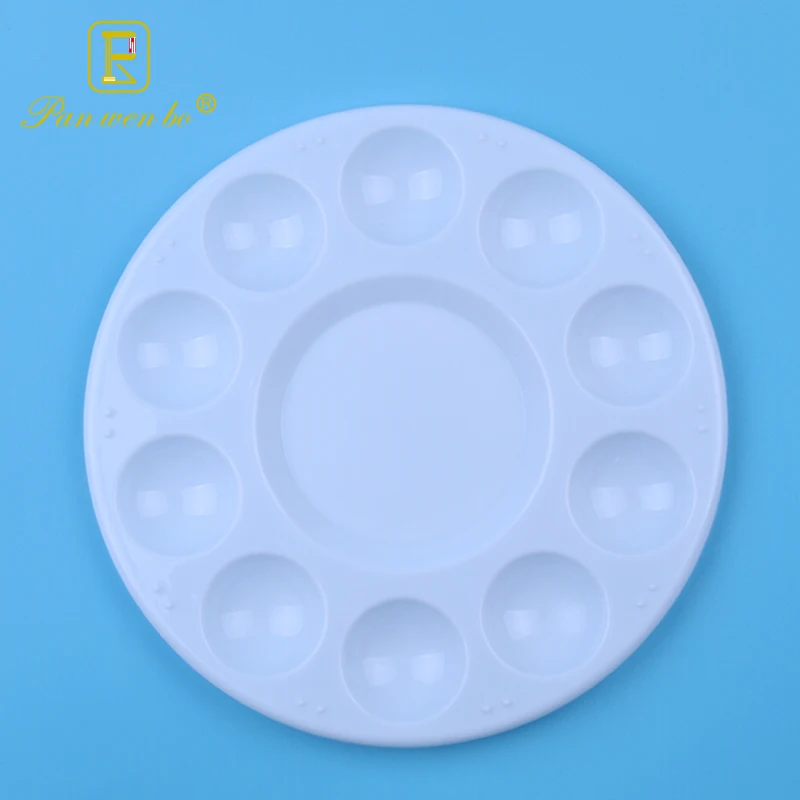 Палетки с круглыми красками пластиковые поддоны лоток для акварельных красок детей взрослых студентов