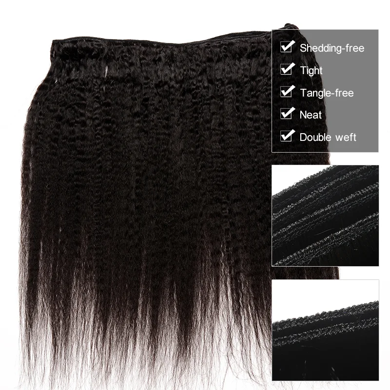 Straight 30 Inch Remy Brazilian Hair Weave Human Hair Bundles 100% Human Hair Extensions