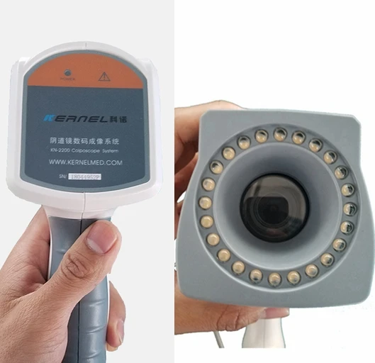 
handheld colposcope KERNEL KN-2200 digital video colposcope for obstetrics gynecology cervical cancer cervix vagina examination 