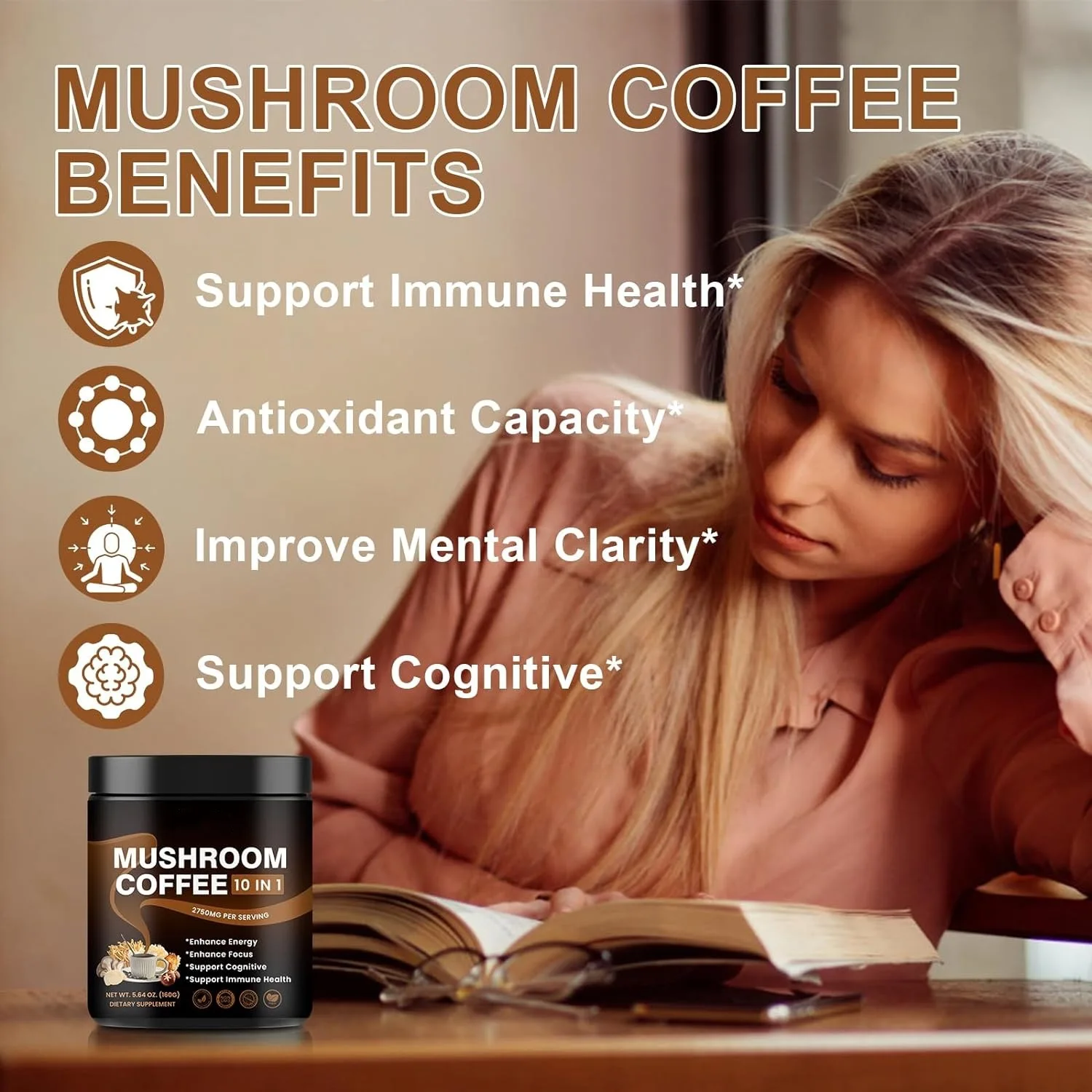Mushroom Matcha Coffee for Weight Loss Private Label Coffee Mushroom Manufacturer
