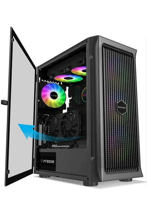 OEM ATX MATX большая башня металлический корпус стеклянная панель Настольный ПК игровой компьютер Корпус игровой корпус