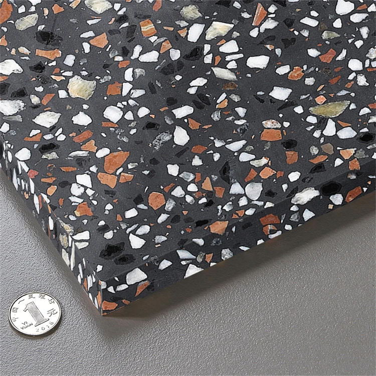 Прямые продажи с завода, каменный терраццо, сборный черный серый розовый белый цветной бетонный цемент для стен, пола, потолка, столешницы
