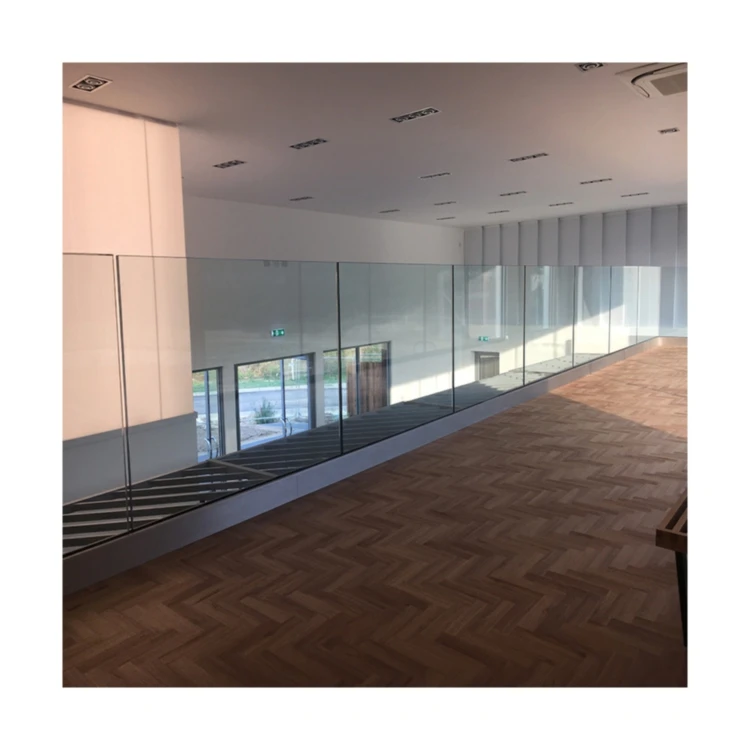 Outdoor Aluminium Channel Glass Railing for Balcony/Balustrade/Staircase Fittings/Baluster/Glass Balustrade