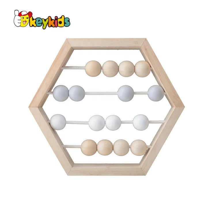 2024 New hottest educational baby wooden abacus for wholesale W12A037