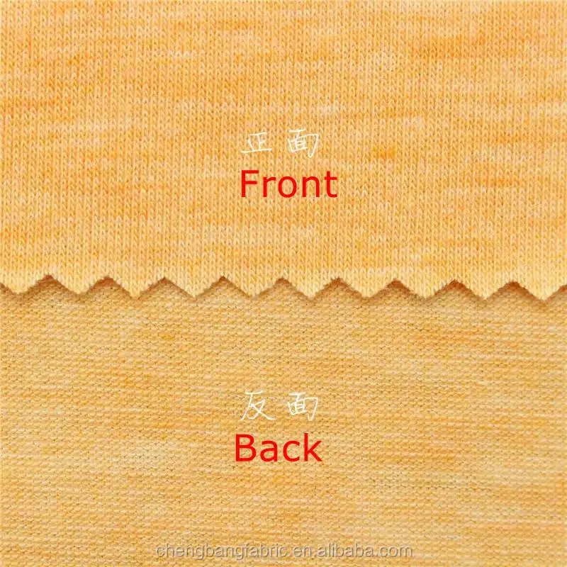 Готово к отправке TC 65 35 полиэстер хлопок Меланж Цветной трикотажная ткань