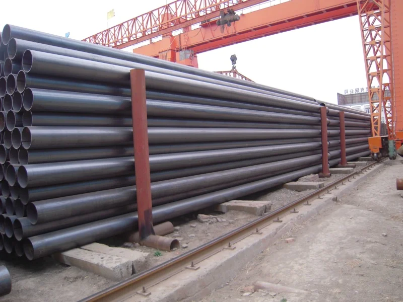 China Origin Factory 3PP 3PE FBE Blue Black External Internal Coating CS Carbon Steel LSAW SAW Welded Line Pipe