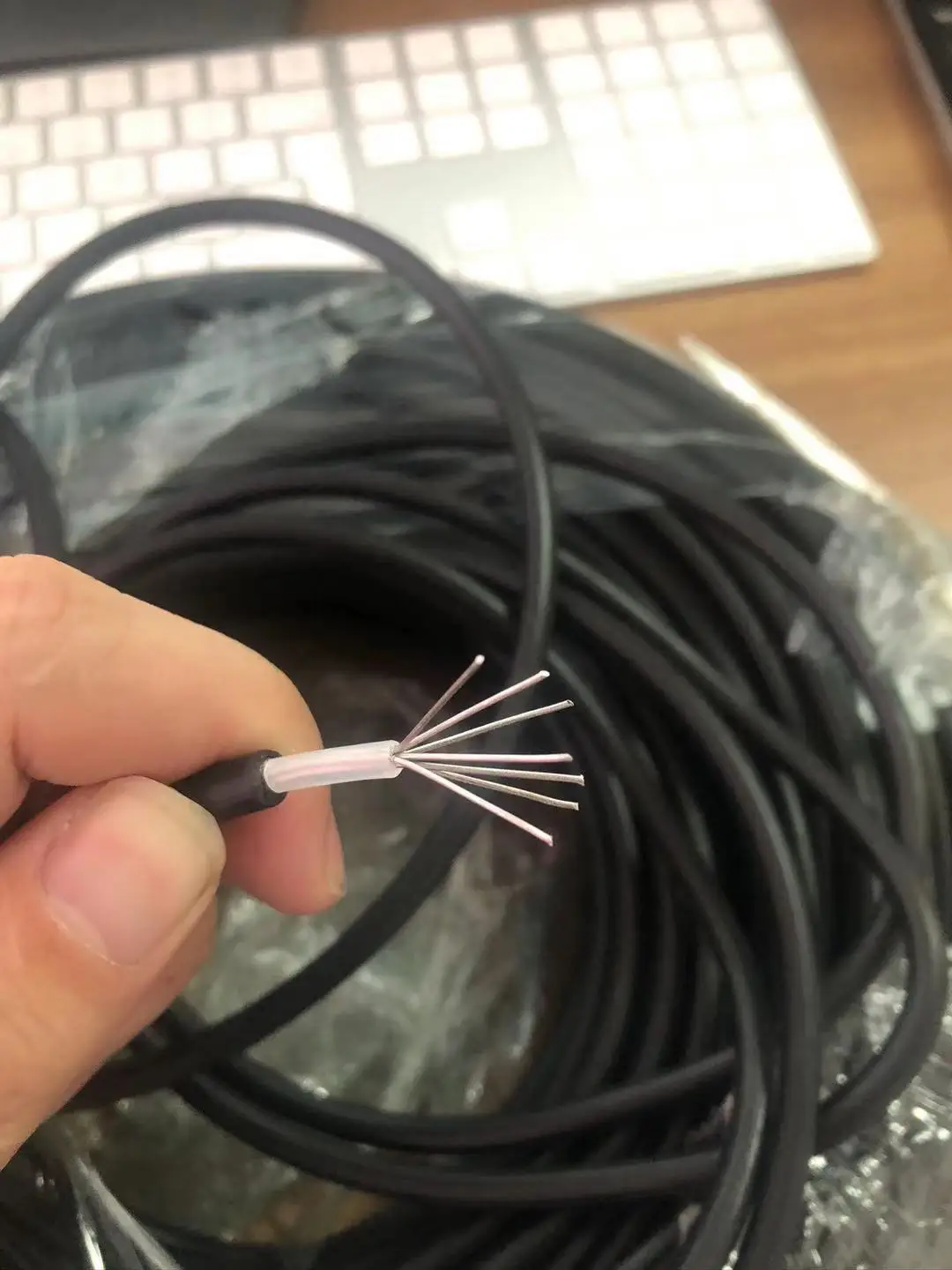 high voltage insulated electric fence/electric fence wire aluminum  cable