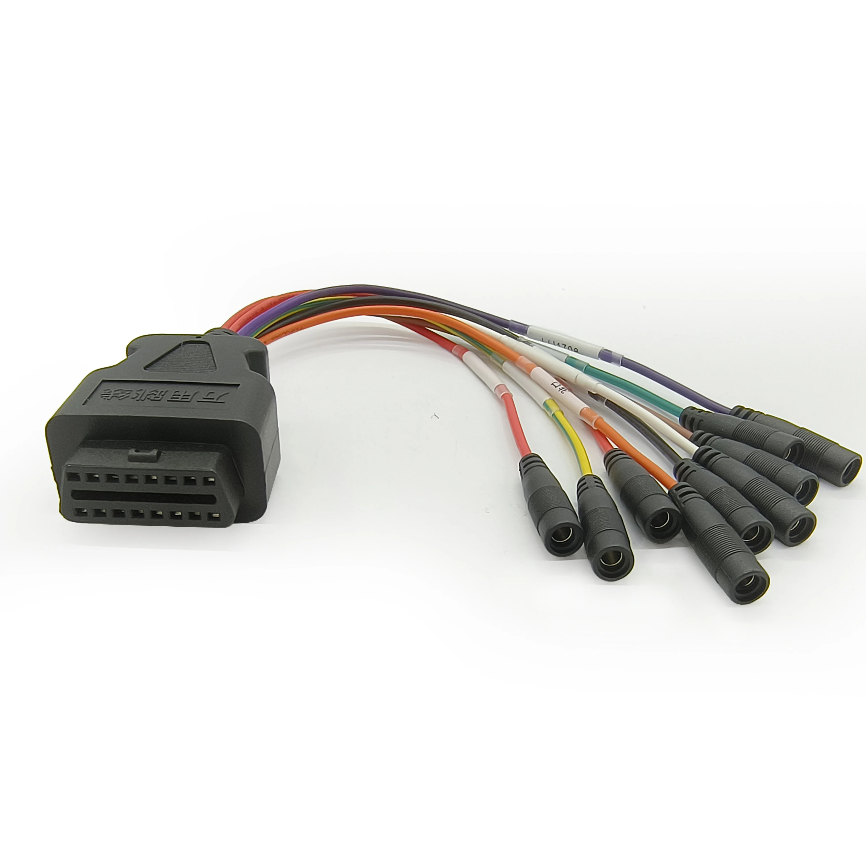 OBDII OBD2 16-контактный соединитель перемычки провода тестер кабель Универсальный кабель