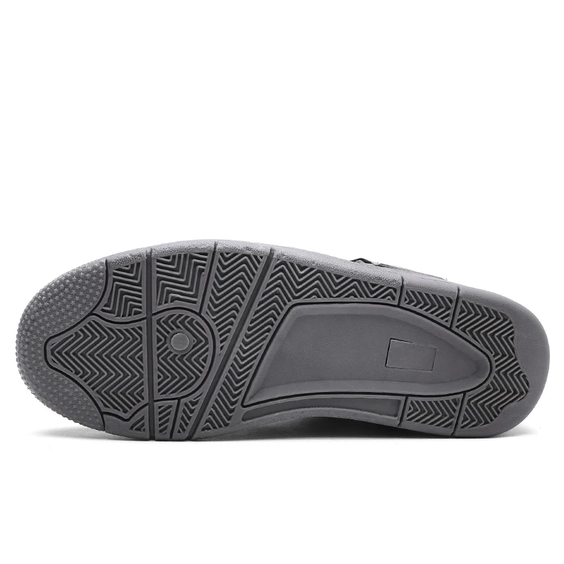 Customize logo comfortable ankle sneakers suede rubber outside men sports shoes