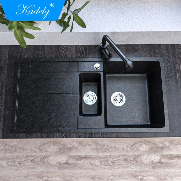 NEW ORIGINAL Black Faucet Industrial Kitchen Sink