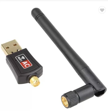 Customized 600Mbps USB 2.0 Dual Band 2.4Ghz/5Ghz Antenna Wireless Lan Network Card Wifi Adapter