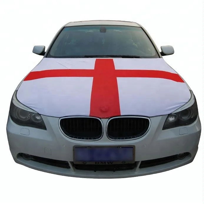 Kingdom of Saudi Arabia Flag Car Hood Cover polyester Engine Flag Elastic Fabrics Car Bonnet Banner