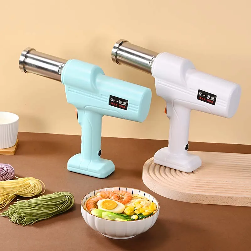 Automatic Stainless Steel Hand Crane Spaghetti Fettuccine Noodle Dough Press Machine Pasta Maker Machine Noodles Press Machine