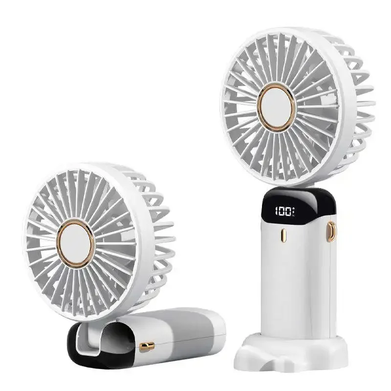 Foldable outdoor Portable mini fan battery USB handy fan, mini handheld rechargeable fan