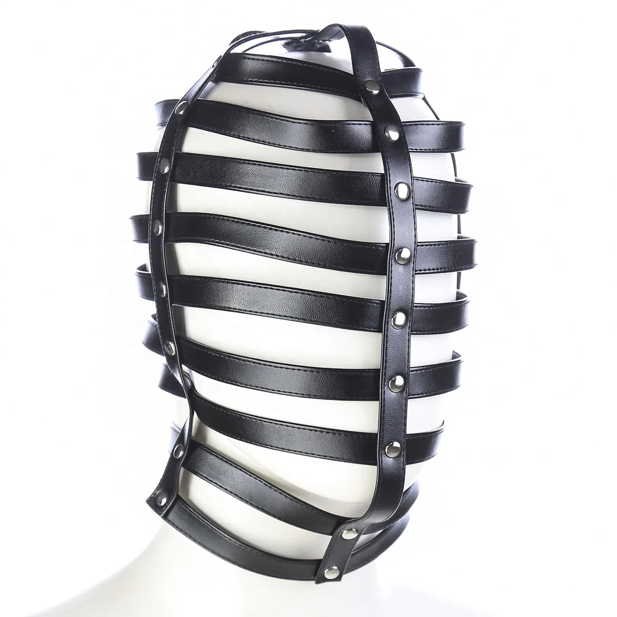 bdsm toys leather bondage bdsm fetish chinese adult sm sex masks bondage slave mask full face bdsm