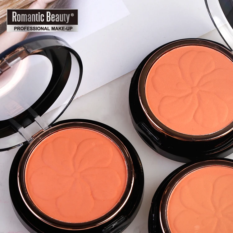 Romantic Beauty Water Color Matte Blush Long Lasting Pigmented Baked Cheek Rouge Natural Glow Powder Face Makeup Cosmetic