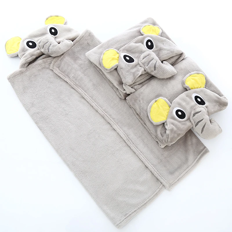 Stock Animal Baby Towel With Hooded Elephant Baby Hooded Towel