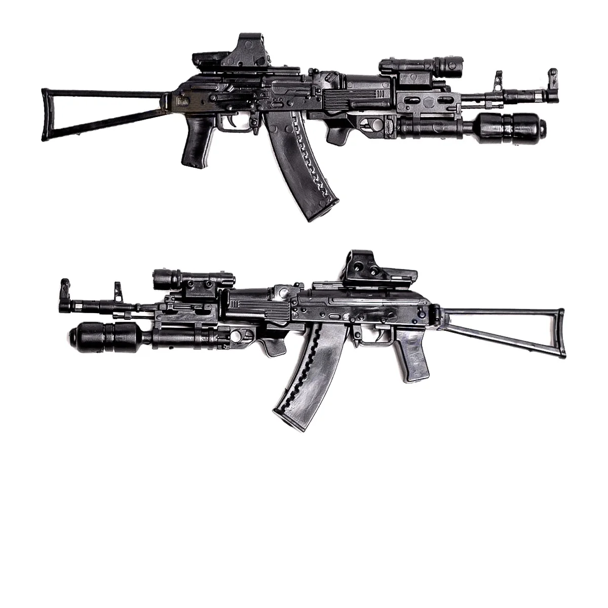 1/6 Scale AK74 Rifle Gun Assemble Model Toys Puzzles Building Bricks Toy Model  For Action Figure