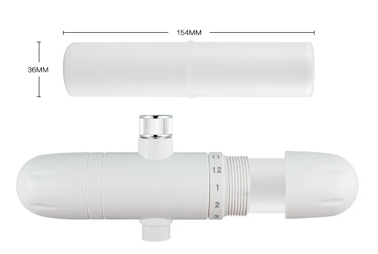 White Color ABS Rainfall High Pressure Small Filter Shower Shower Filter Refillable High Output Revitalizing Shower Filter