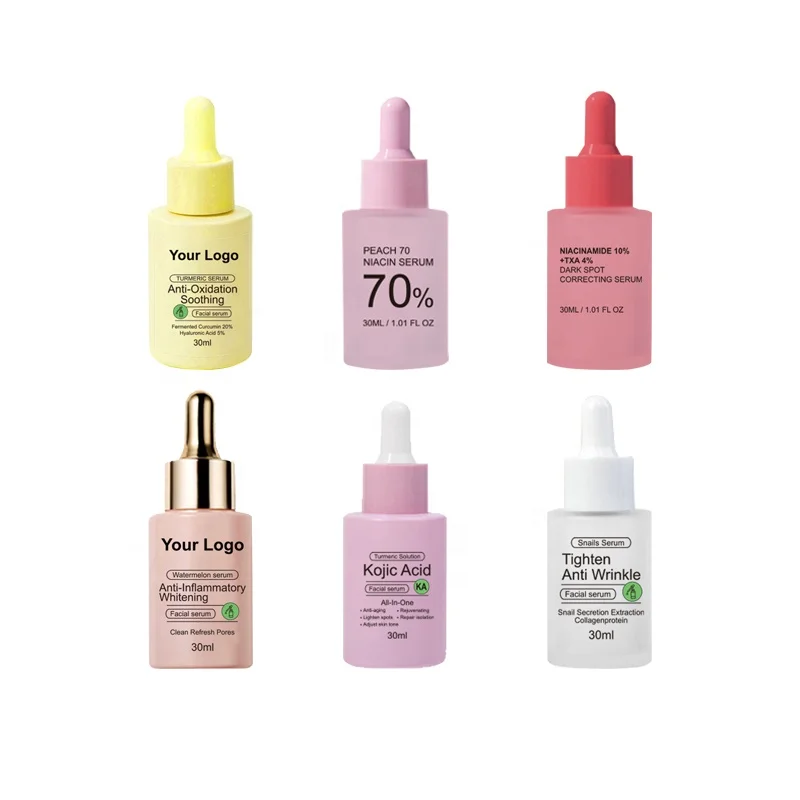 Wholesale Private Label anti wrinkle serum anti dark spot  anti age face serum face serum