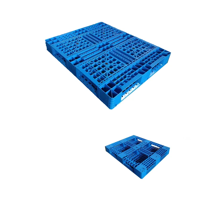 Single sided mesh 3 Skids Plastic Pallet Spliceable Plastic Moisture Proof Pallet Reinforced Pallet