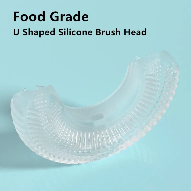 360 Degree Ultrasonic Toothbrush U Shape Electric 360 Sonic Electric Toothbrush, Children Electric Toothbrush U Shape