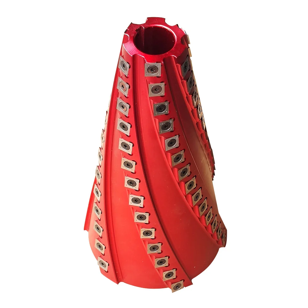 Professional Custom production Light cut spiral cutterhead helical planer for woodworking machinery parts