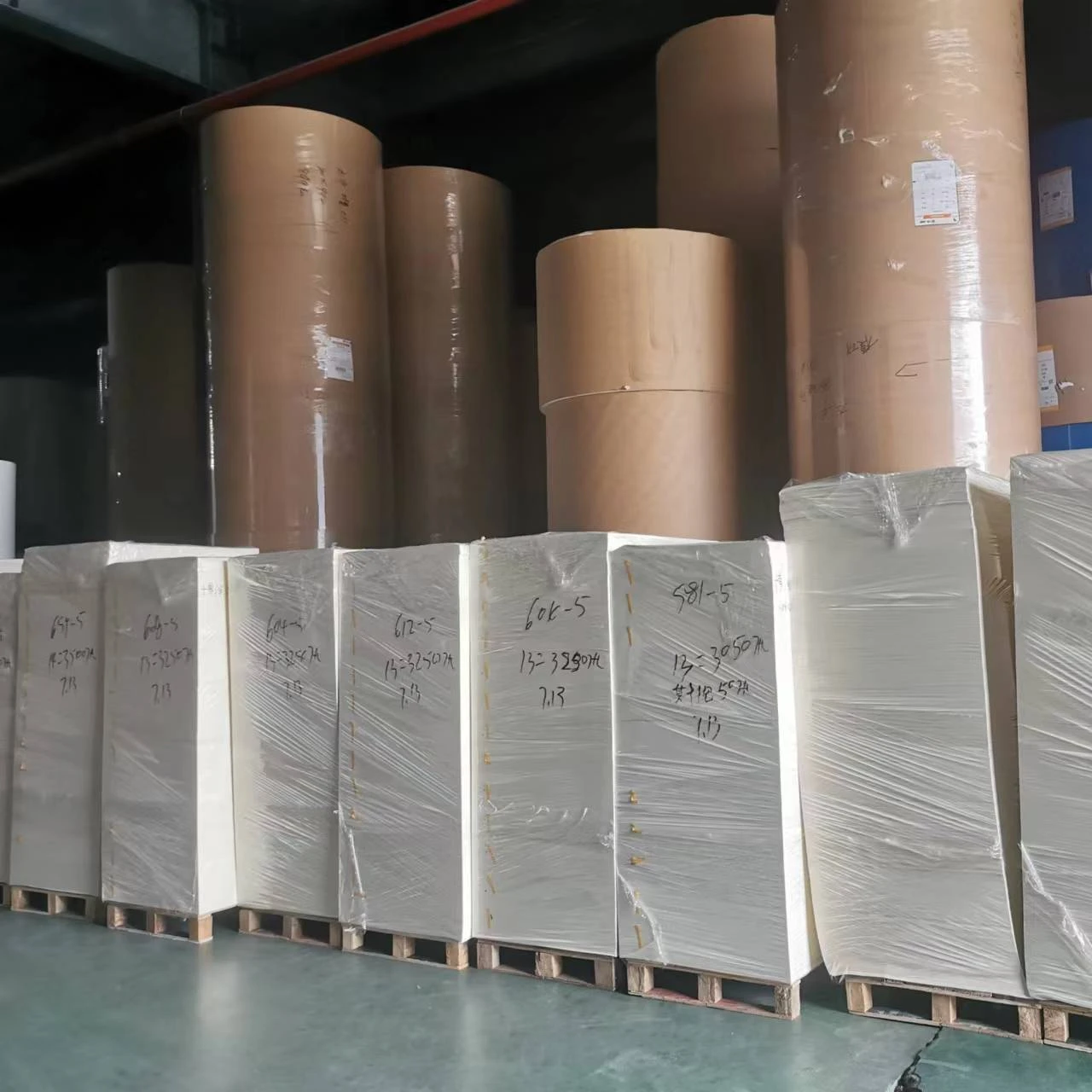 PE lamination paper raw rolling paper/ pe coated raw materials