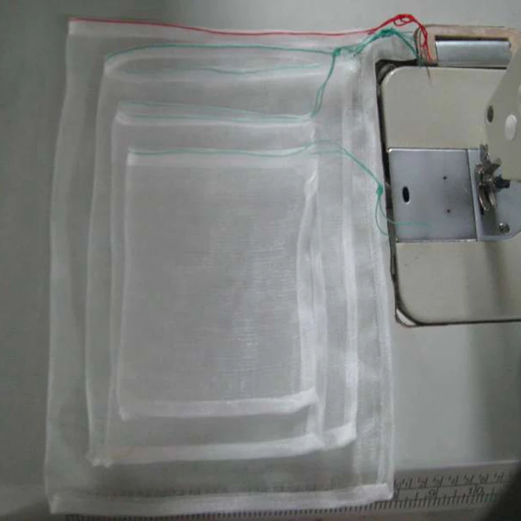 
120 micron nylon micron mesh filter bag for nut milk and beverage filtration 