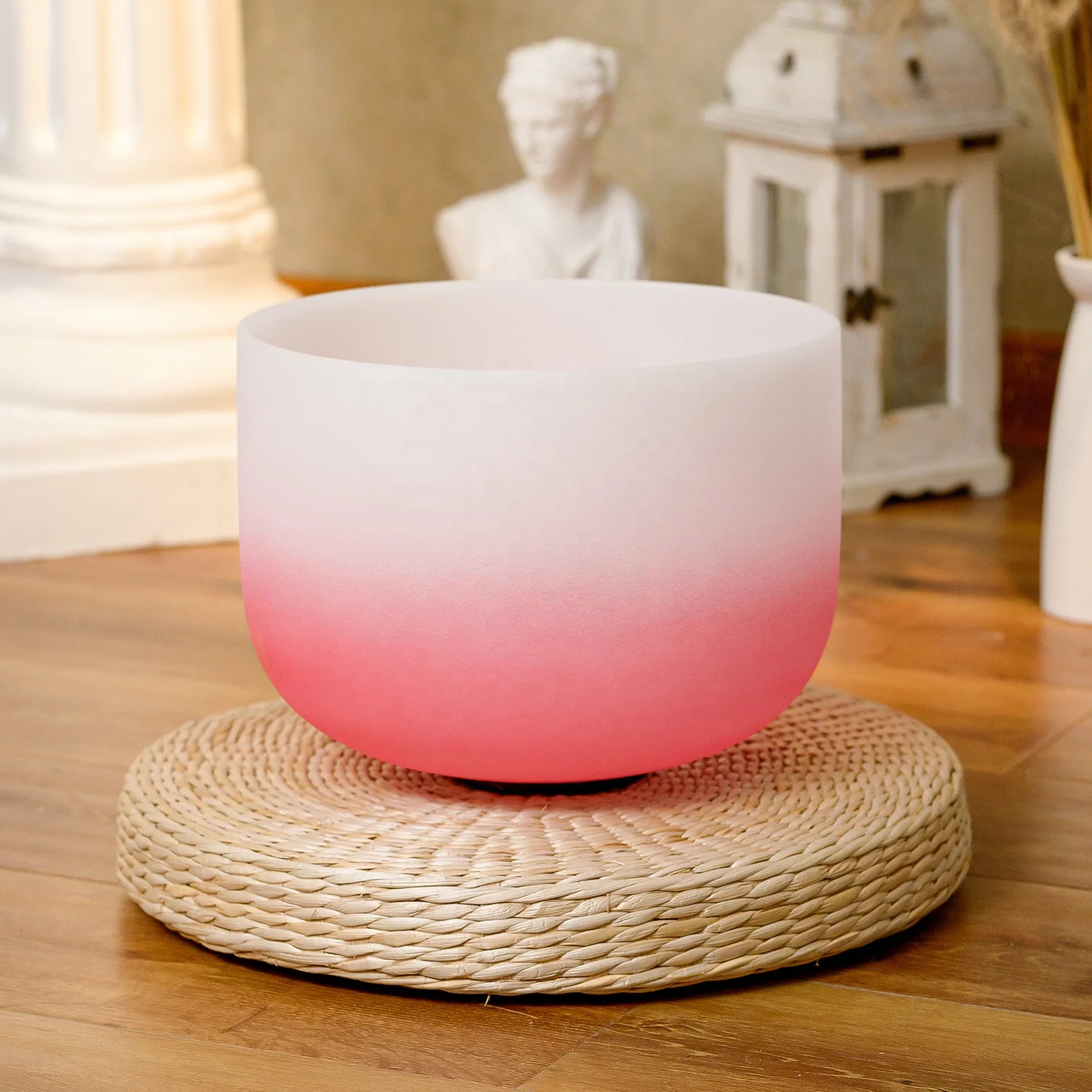 Wholesale Most Popular Painted Crystal Crafts 6 to 14 Colored Crystal Quartz Singing Bowl for Energy Healing