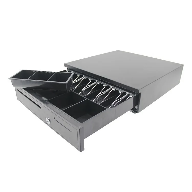 5 купюр, 5 монет, автоматический портативный металлический ящик кассового аппарата для системы POS