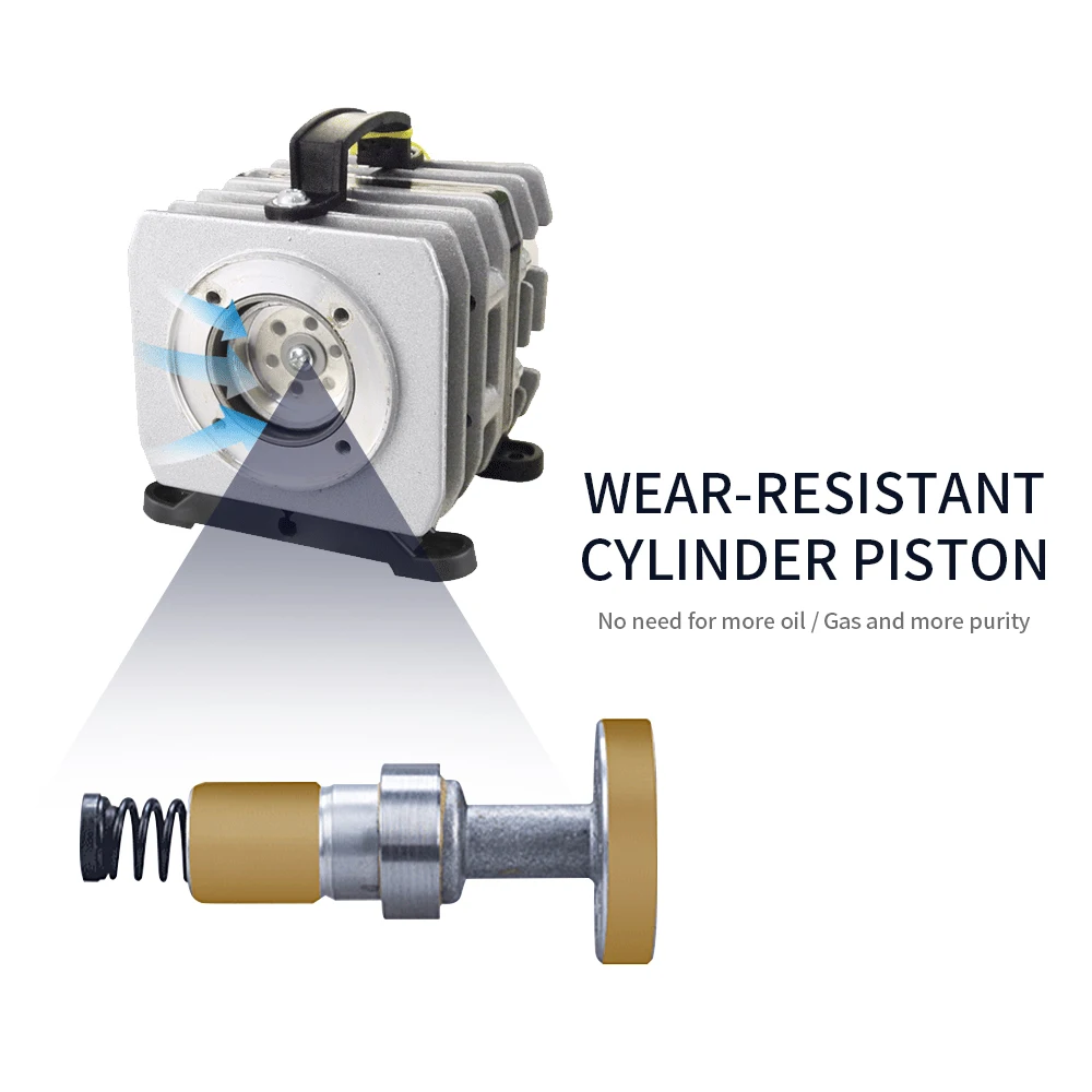 QihangRAS fish tank oxygenating aluminium air pumps mini koi fish pond aquarium air pump