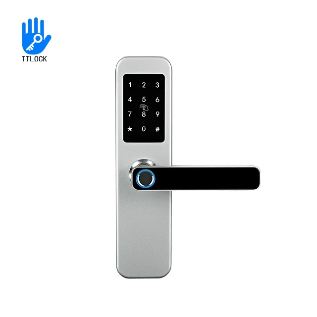 Tuya Wifi Intelligent Keypad Finger Electronic Password Tt Biometric Security Code Smart Magnet Fingerprint Door Lock