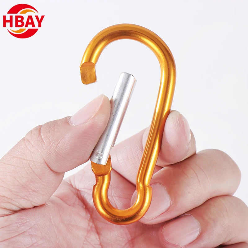 Metal climbing buckle No.5 backpack hook aluminum alloy multifunctional safety climbing buckle